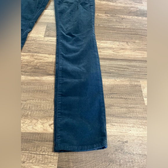Tory Burch Woman’s Super Skinny Teal Corduroy Cotton Blend Low Rise Jeans 27 - Picture 4 of 16